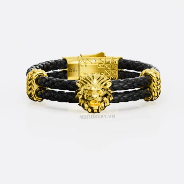 Lắc tay Sư Tử Cao Cấp Vàng18K – Lắc tay MDJ LTN12