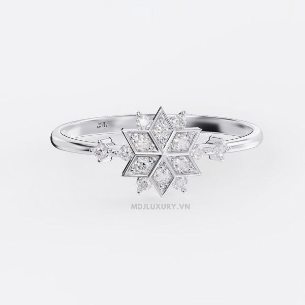 Nhẫn Nữ Đính Hôn dưới 1 triệu đính đá Thuỵ Sỹ NNU200