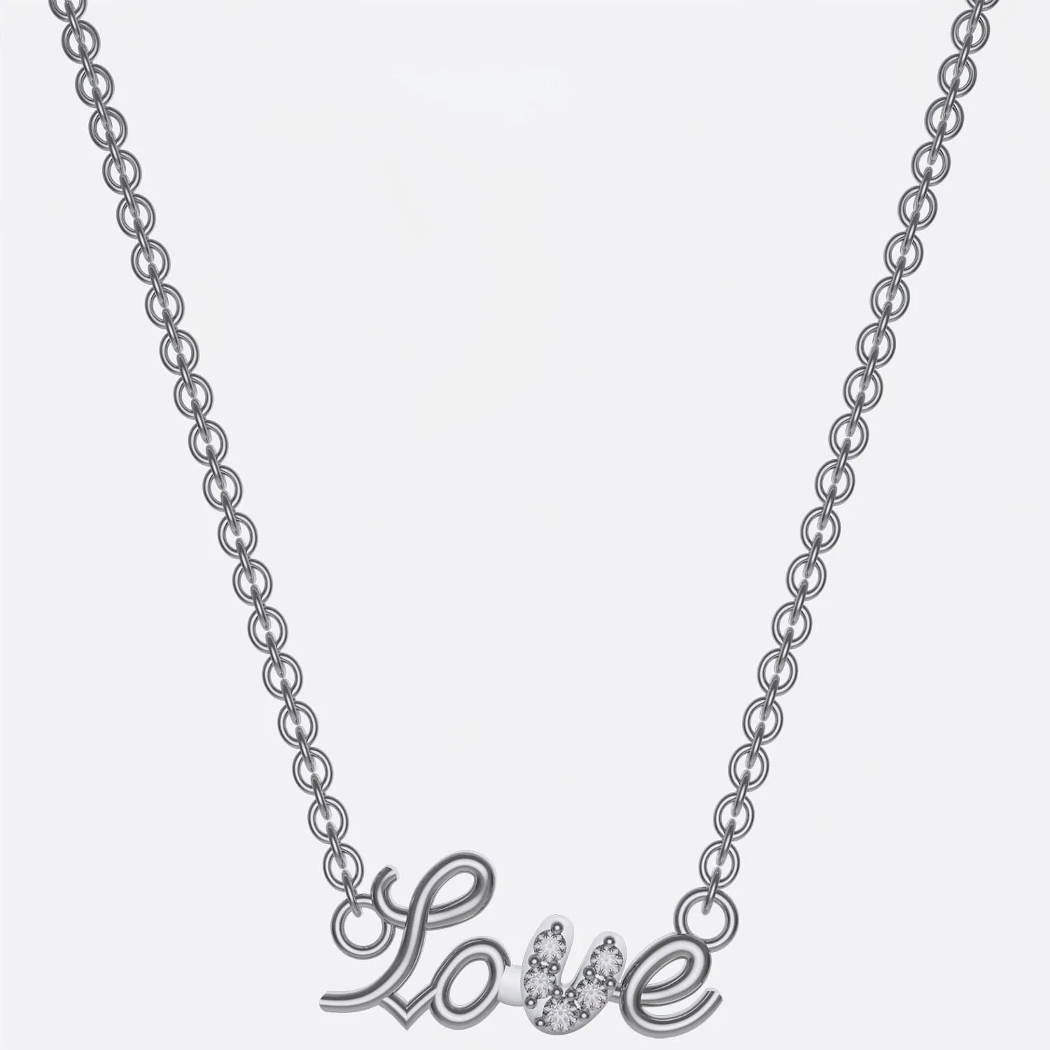 Mặt Dây Chuyền vàng chữ Love_DUH05