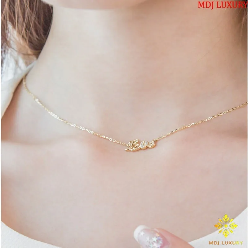 Mặt Dây Chuyền vàng chữ Love_DUH05