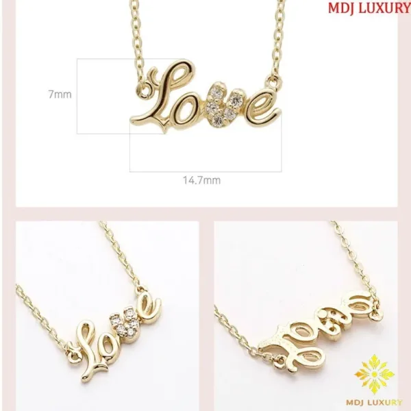 Mặt Dây Chuyền vàng chữ Love_DUH05
