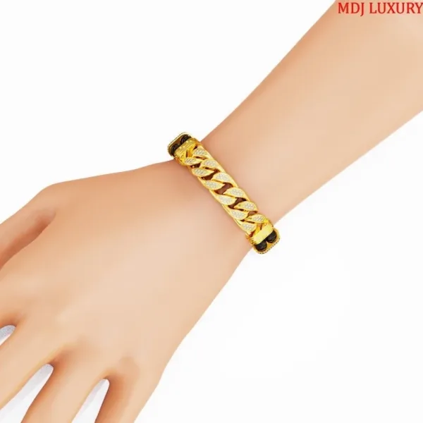 Lắc tay Nam Vàng Tây 14K Cao Cấp Vàng18K - Lắc tay MDJ LTN14