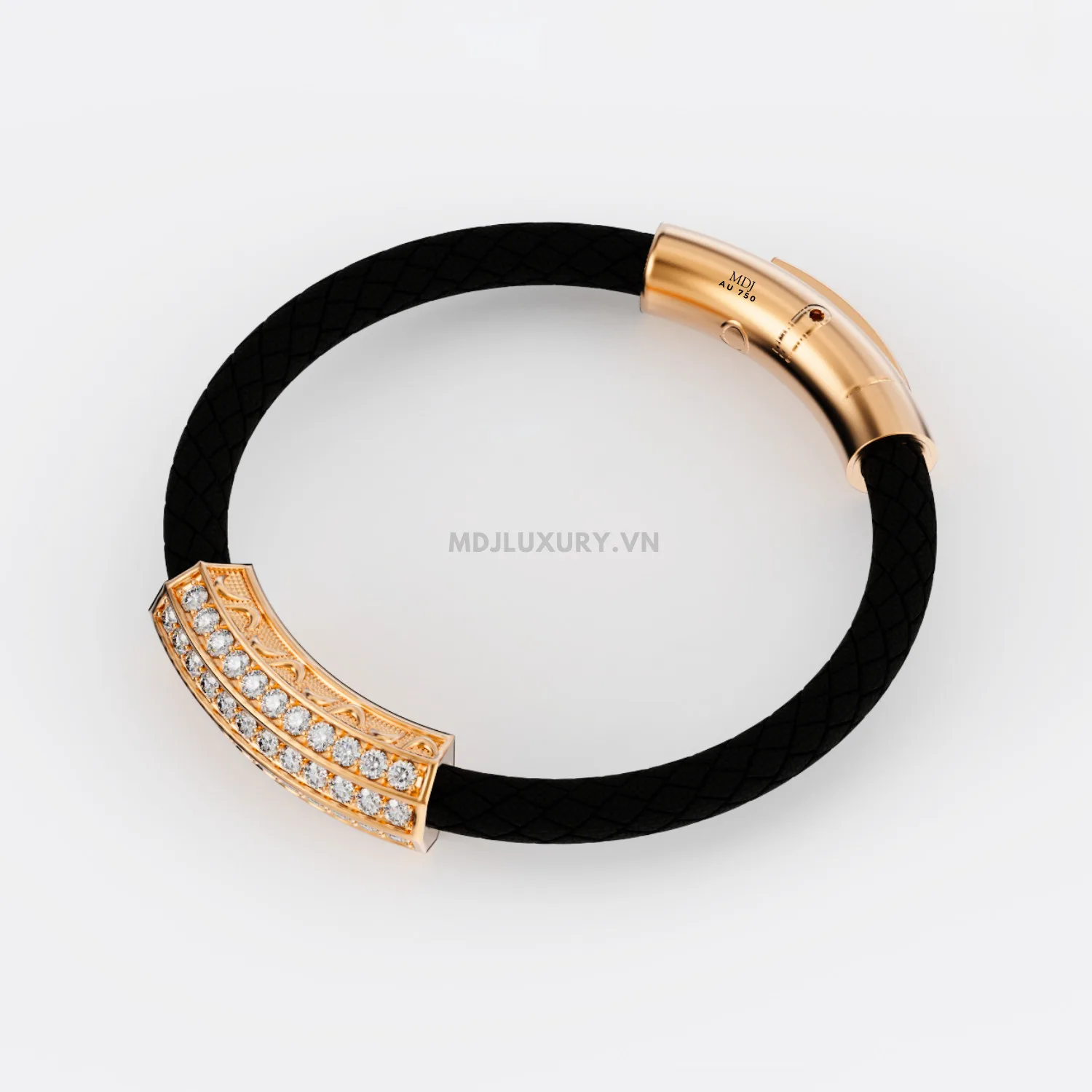 Lắc tay Nam Vàng Ý 14K và 18K Cao Cấp Vàng18K – Lắc tay MDJ LTN15