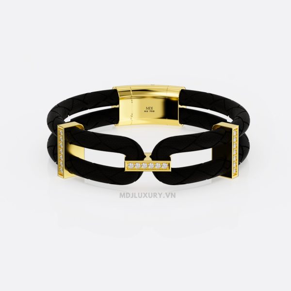 Lắc tay Nam Vàng Ý 14K và 18K Cao Cấp Vàng18K – Lắc tay MDJ LTN16