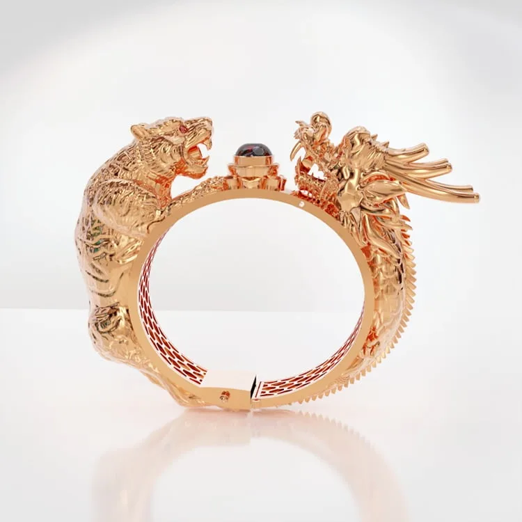 Lắc tay Nam Vàng Ý 14K và 18K Cao Cấp Vàng18K - Lắc tay MDJ LTN16