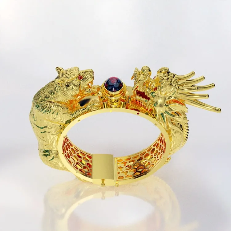 Lắc tay Nam Vàng Ý 14K và 18K Cao Cấp Vàng18K - Lắc tay MDJ LTN16