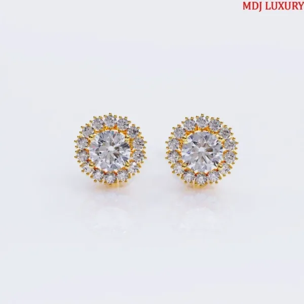 Bông tai nữ vàng tây 18K cao cấp BTNU10