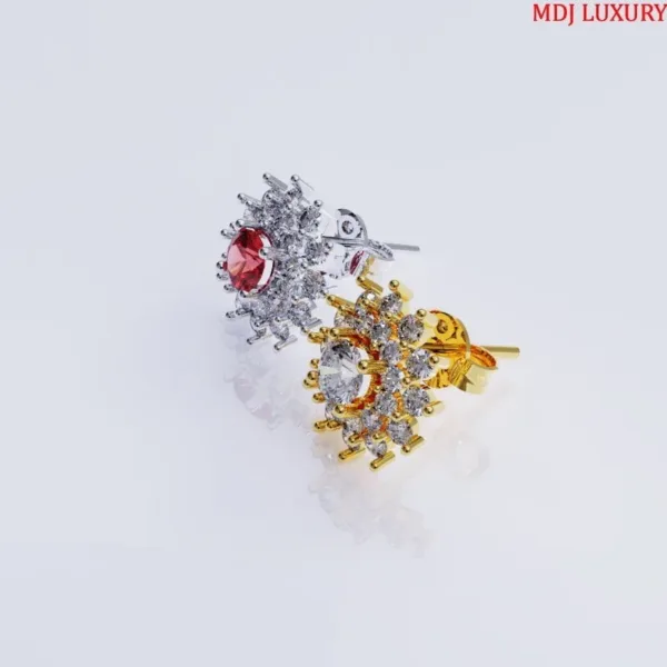 Bông tai nữ vàng tây 18K cao cấp BTNU10