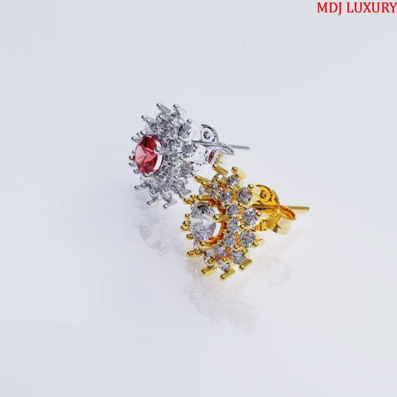 Bông tai nữ vàng tây 18K cao cấp BTNU10