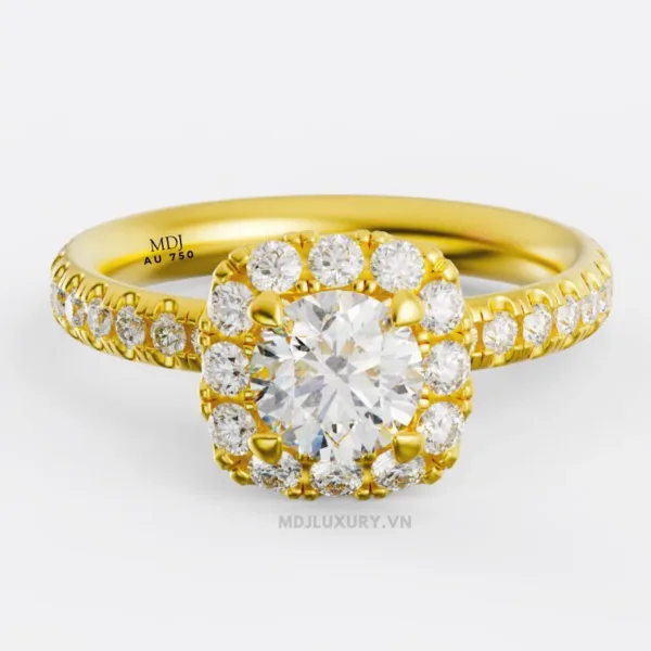 Nhẫn Nữ Vàng Tây Hà Nội MDJ NNU97