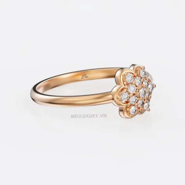 Nhẫn nữ vàng tây 18K MDJ flower F001 – Luxury