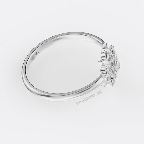 Nhẫn nữ vàng tây cao cấp 14K MDJ flower F004 – Luxury
