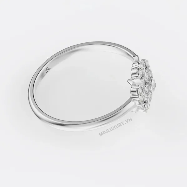 Nhẫn nữ vàng tây cao cấp 14K MDJ flower F004 – Luxury