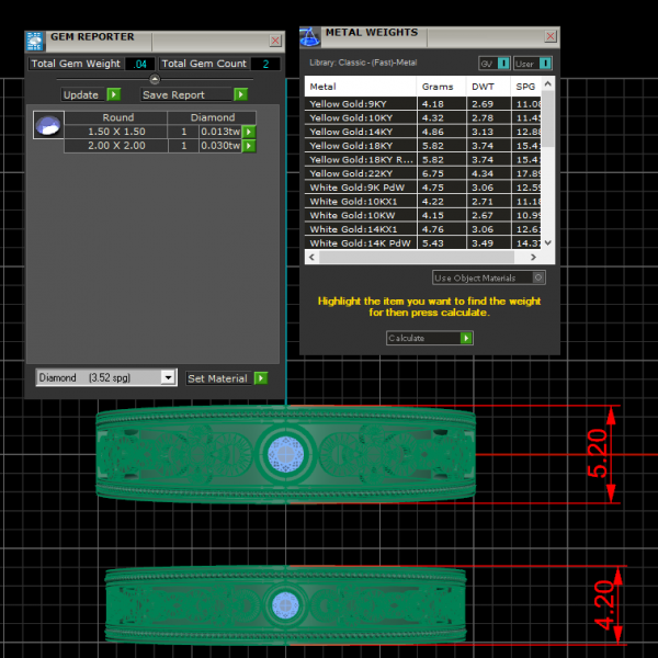 Nhẫn Cưới Vàng Tây NC19