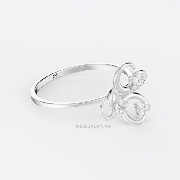 Nhẫn Cầu Hôn Vàng tây 14K MDJ Flower F015