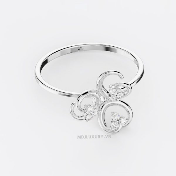 Nhẫn Cầu Hôn Vàng tây 14K MDJ Flower F015