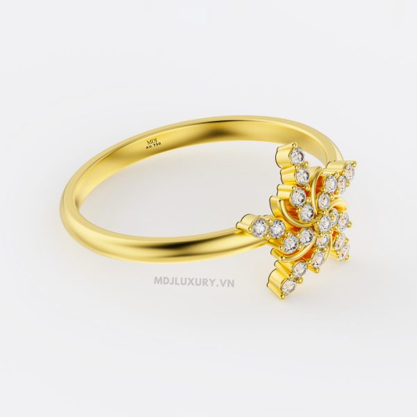 Nhẫn Cầu Hôn Ghép  MDJ Flower F016