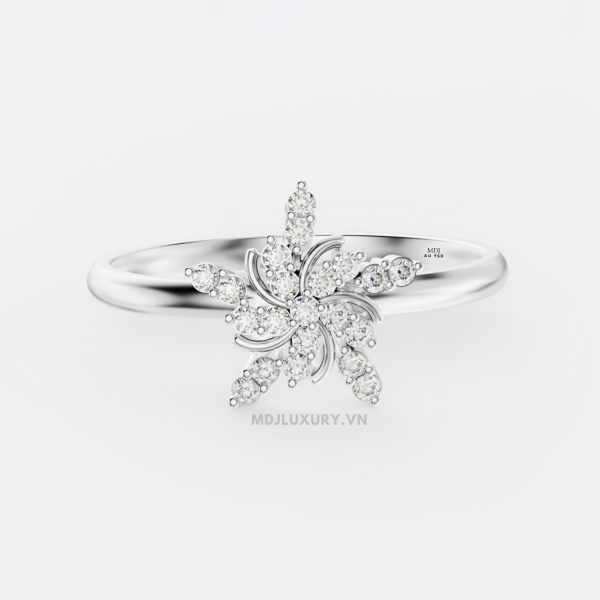 Nhẫn Cầu Hôn Ghép  MDJ Flower F016