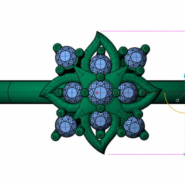 Nhẫn Cầu Hôn MDJ Flower F017