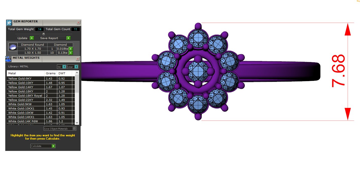 Nhẫn Cầu Hôn Vàng Kim Cương - Vẻ Đẹp Vượt Thời Gian Flower F020 7 Nhẫn Cầu Hôn Vàng Kim Cương – Vẻ Đẹp Vượt Thời Gian Flower F020