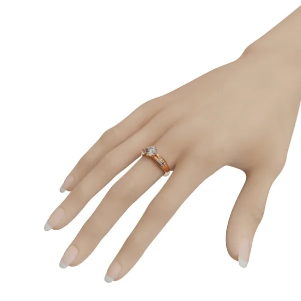 Nhẫn Nữ cao cấp Vàng 14K NNU208
