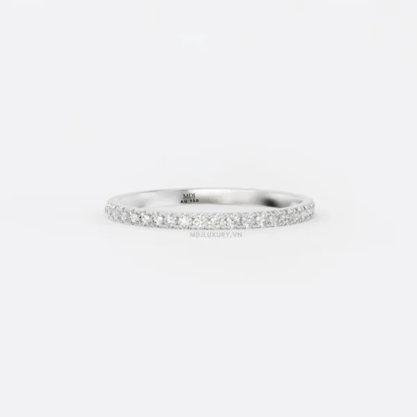 Nhẫn Đính hôn cao cấp Vàng 18K Kim Cương Nhân Tạo NNU212