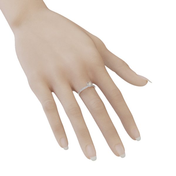 Nhẫn Nữ Vàng Cao Cấp Vàng Tây 18K và 14K NNU216