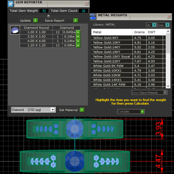 Nhẫn cưới Vàng Trắng đẹp NC100