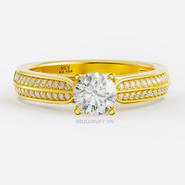 Nhẫn nữ vàng tây 14k NNU235