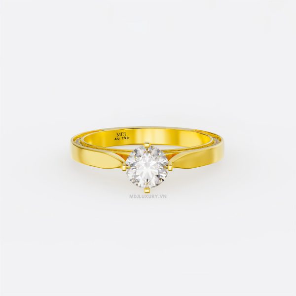 Nhẫn cầu hôn Vàng Hồng 10K NNU236