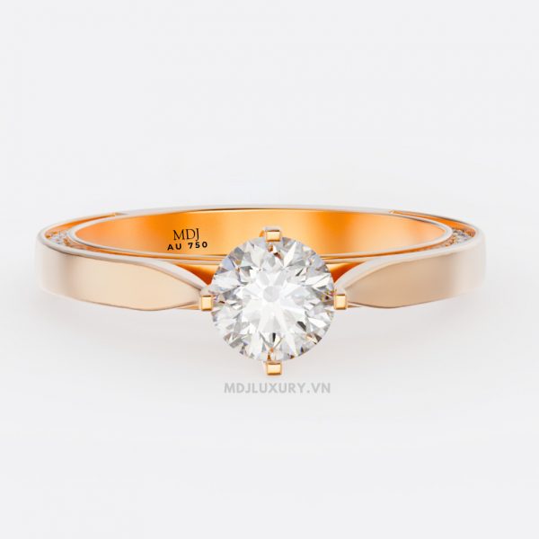 Nhẫn cầu hôn Vàng Hồng 10K NNU236