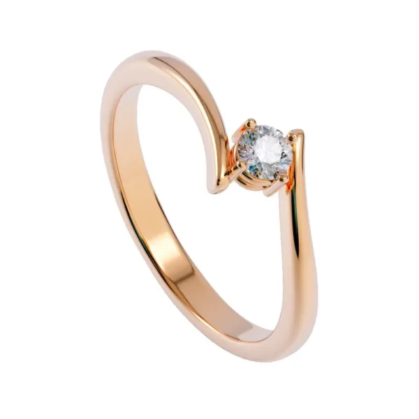 Nhẫn Cầu Hôn Kim Cương Thiên Nhiên NNU16