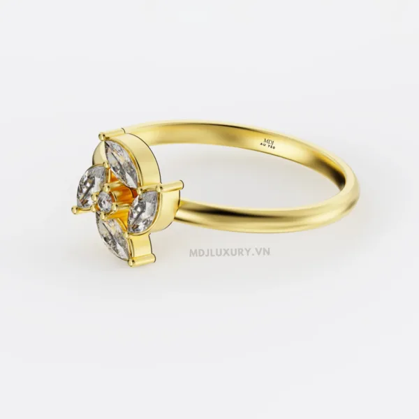Nhẫn cầu hôn cao cấp MDJ flower F010