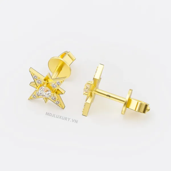 Bông tai vàng 18k – Ngôi sao những mẫu đẹp BT42