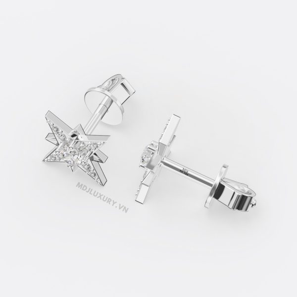 Bông tai vàng 18k – Ngôi sao những mẫu đẹp  BT42