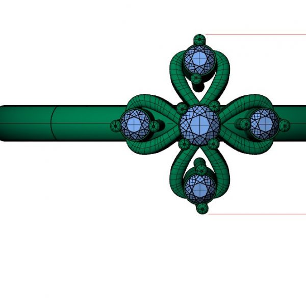 Nhẫn Cầu Hôn MDJ Flower F027 17 Nhẫn Cầu Hôn MDJ Flower F027