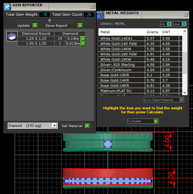 Nhẫn cưới vàng trắng - nhẫn cưới đẹp NC126