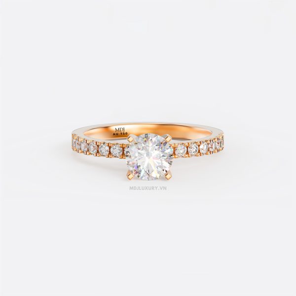 Nhẫn Nữ Vàng Hồng NNU252
