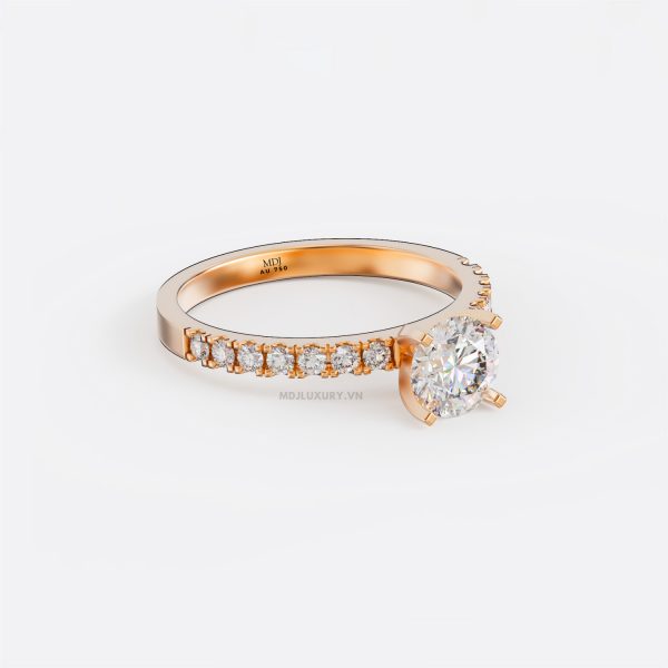 Nhẫn Nữ Vàng Hồng NNU252