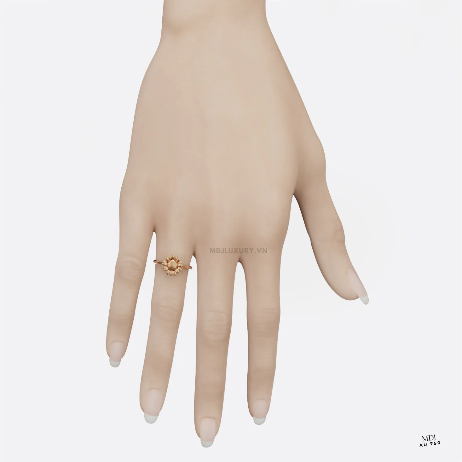 Nhẫn Nữ Vàng Tây 18K NNU246
