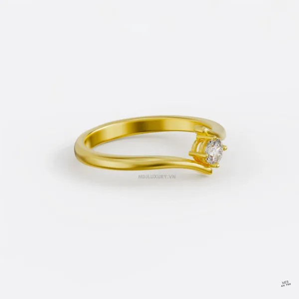 Nhẫn Cầu Hôn Kim Cương Thiên Nhiên NNU16