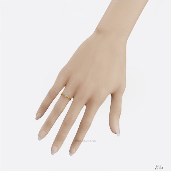 Nhẫn Đính Hôn Tây Kim Cương NNU232