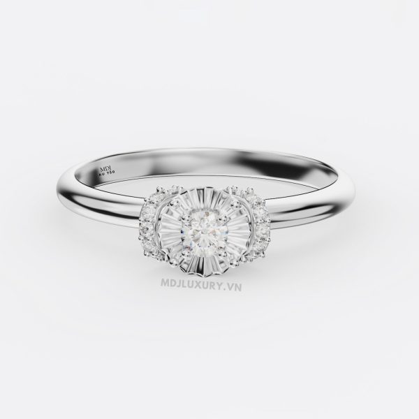 Nhẫn cầu hôn Vàng Ý Cao Cấp NNU239