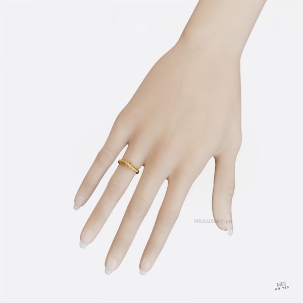 Nhẫn Cầu Hôn trái Tim Cao Cấp Vàng Tây MDJ NNU106