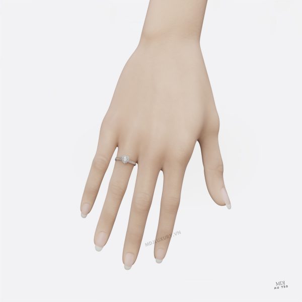 Nhẫn Cầu Hôn Trái Tim 14K NNU250