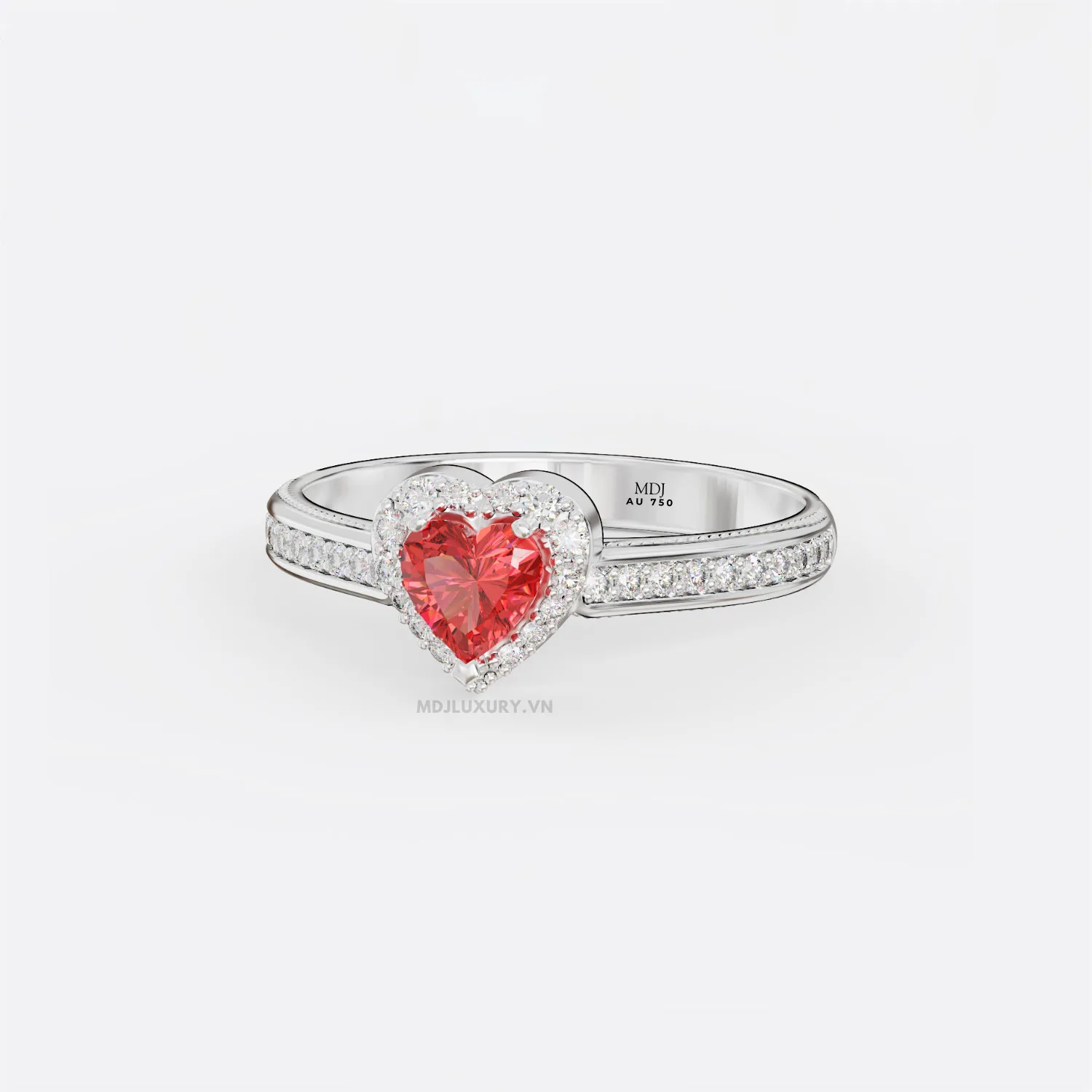 Nhẫn Cầu Hôn Trái Tim 14K NNU250
