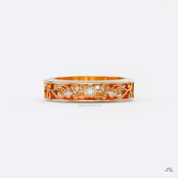 Nhẫn Nữ Vàng Hồng -  MDJ NNU92
