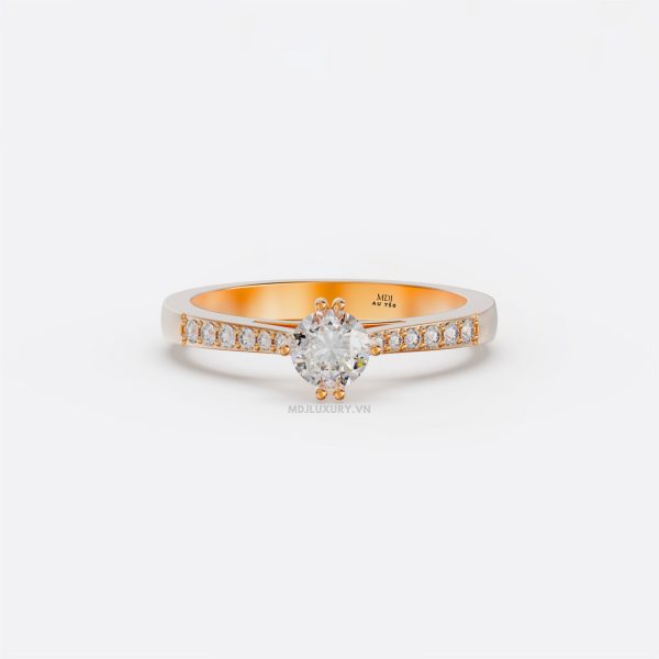 Nhẫn Nữ Vàng Tây Moissanite Hà Nội MDJ NNU96