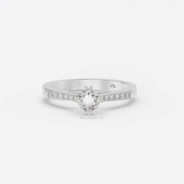 Nhẫn Nữ Vàng Tây Moissanite Hà Nội MDJ NNU96