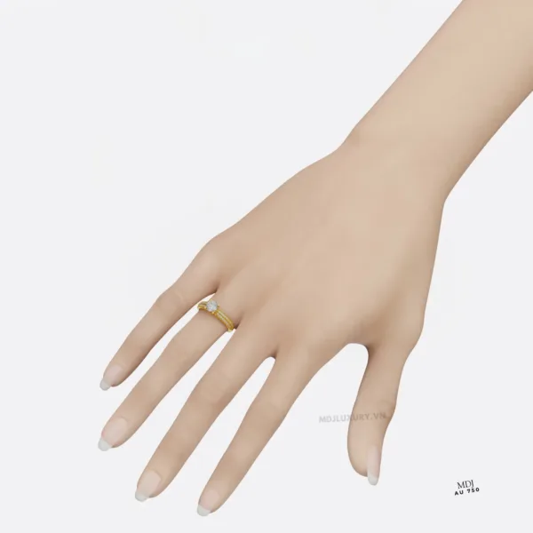 Nhẫn vàng nữ đẹp - NNU76